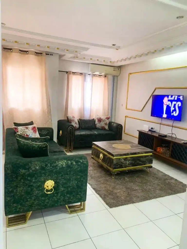 Appartement meublé prestige Bastos Yaoundé 2 chambres moderne