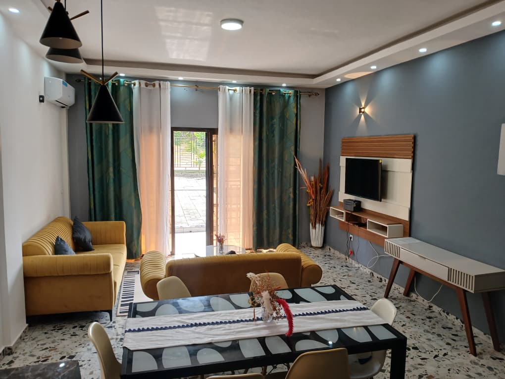 Appartement meublé avec piscine à Kribi Mpolongwe proche de la Centrale à Gaz