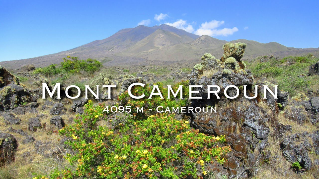 Mont Cameroun vu depuis Limbé volcan 4100m Sud-Ouest Cameroun