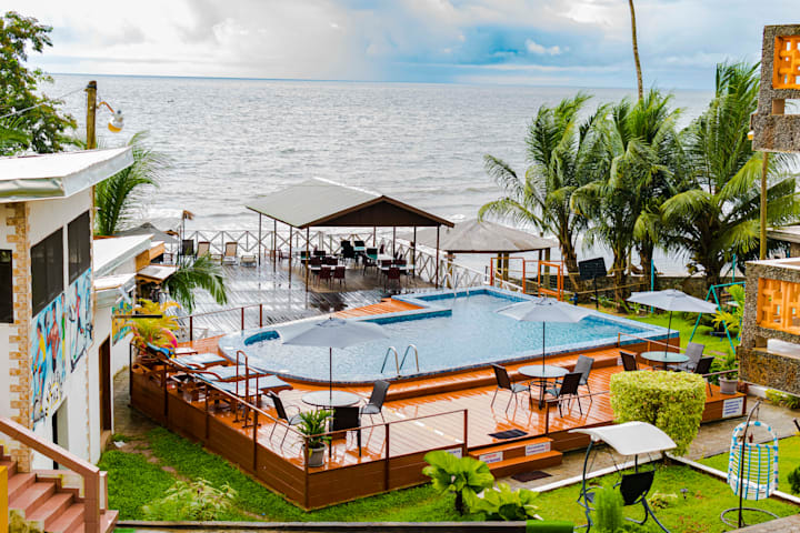 Appartement de luxe en bord de mer à Kribi avec accès direct plage