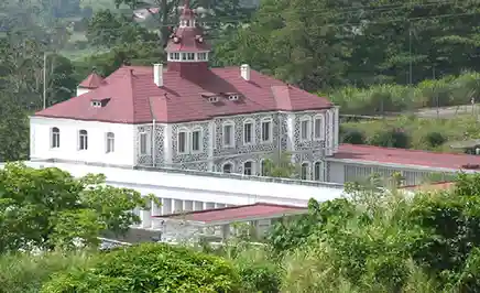 Schloss Buea château gouverneur Von Puttkamer vue route Cameroun