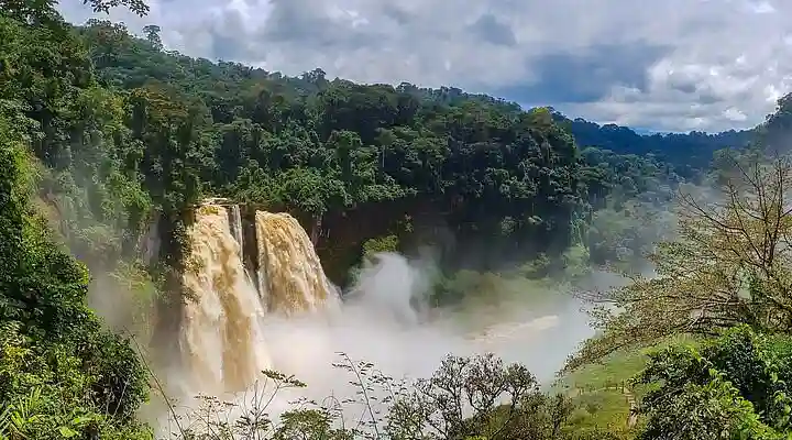 Chutes Ekom-Nkam 80m Mungo Littoral Cameroun film Tarzan Greystoke